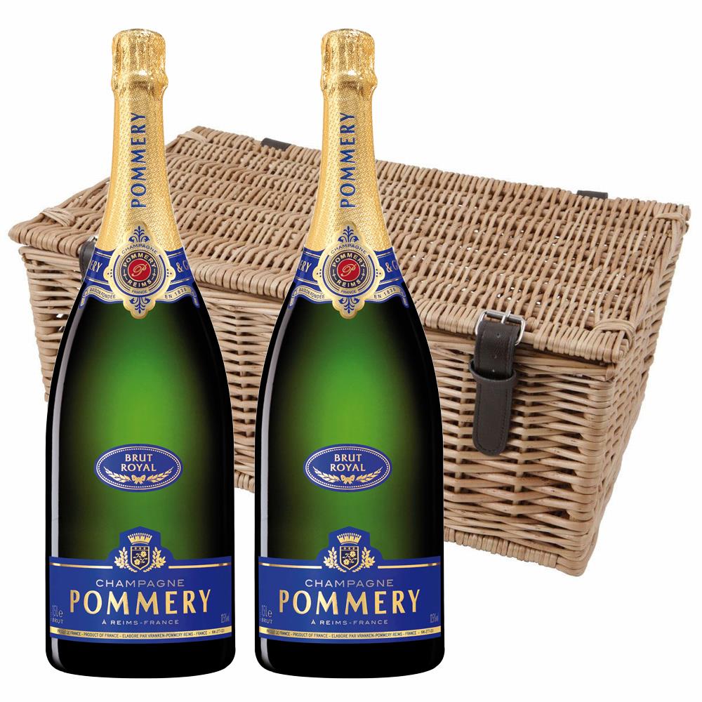 Pommery Brut Royal Champagne Magnum 150cl Duo Magnum Hamper (2x150cl)